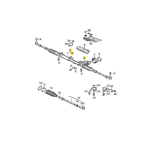 VW Phaeton Lenkgetriebe Servolenkung 